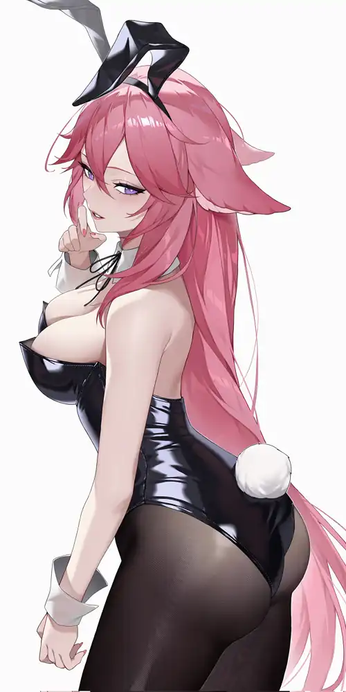 Bunny Babe MIKO 🩷 [Genshin Impact] (2500x5000)