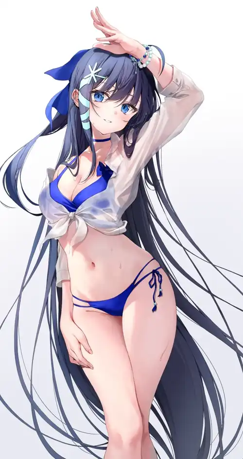 Blue Bikini 