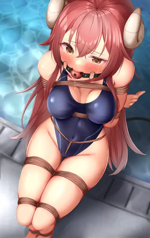 You think we got here just for swimming?~ >:3