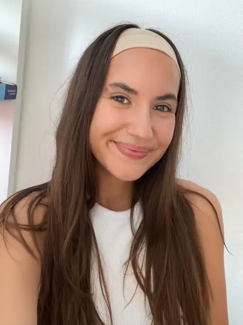 I tried a new hairstyle today :)