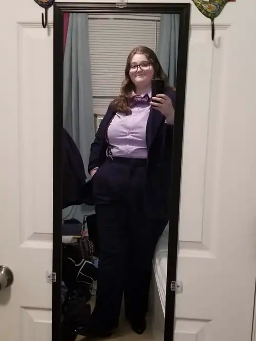 My room is a f**king mess but I'm going to my junior prom in a suit! :D (I look stupid in all the pictures because I'm smiling like a little dork lol)
