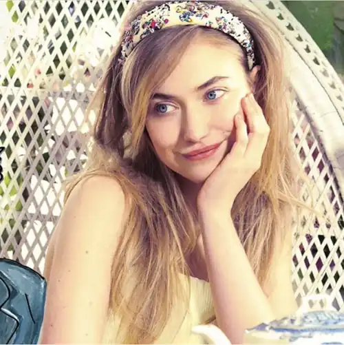 With A Headband