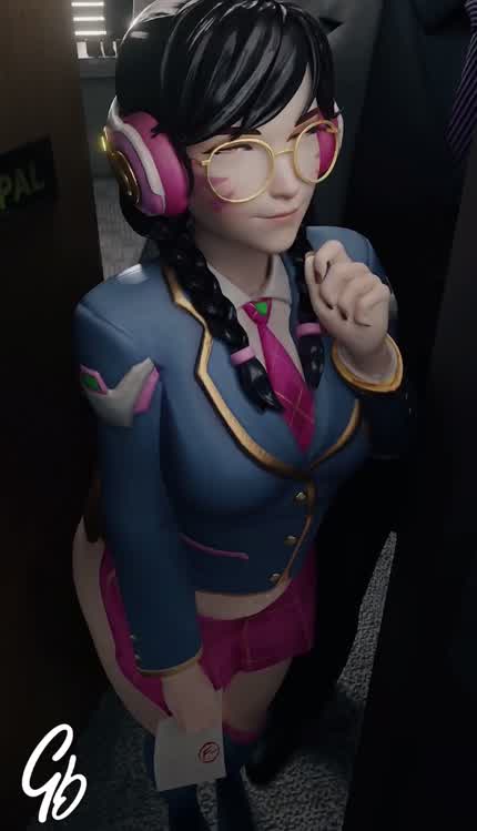 D.Va retaking her test (generalbutch)