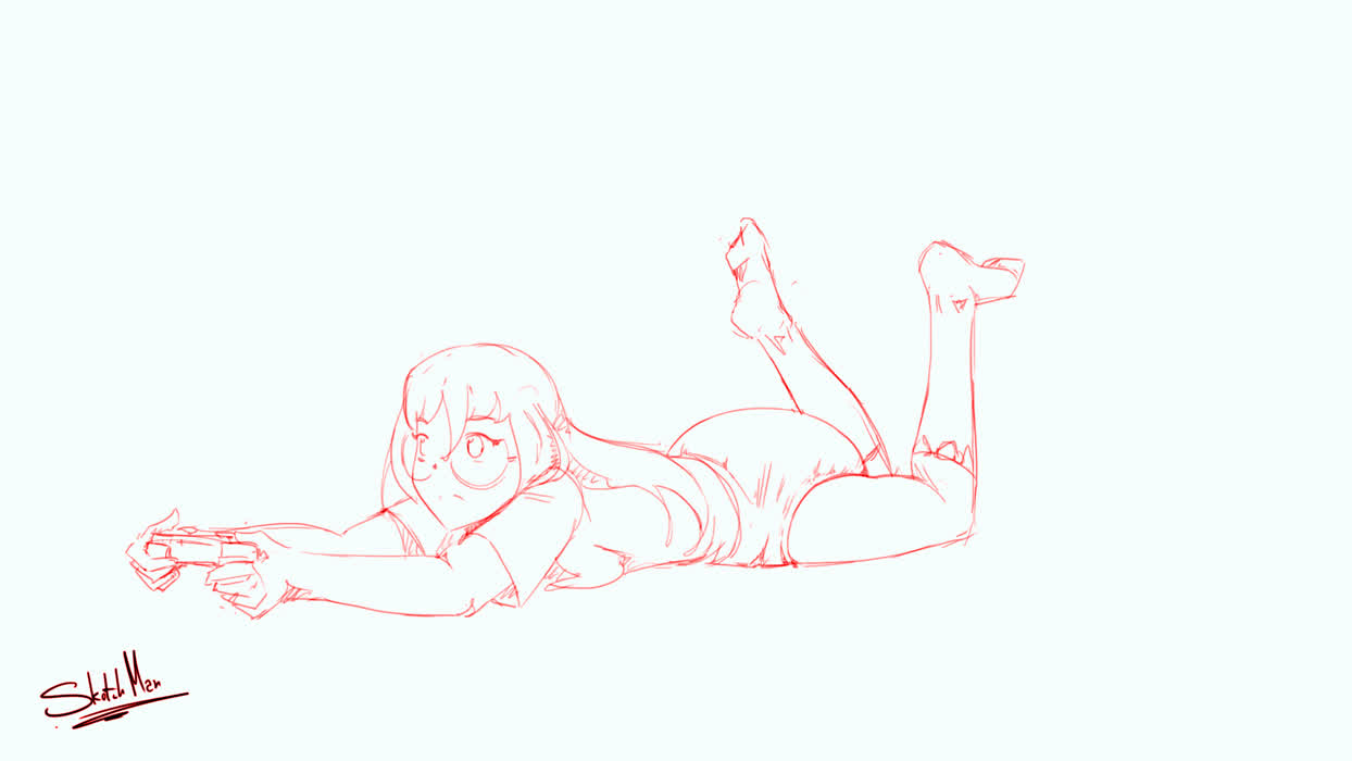 Sketch#1630 Nothing can stop her (By Sketchman-DL)
