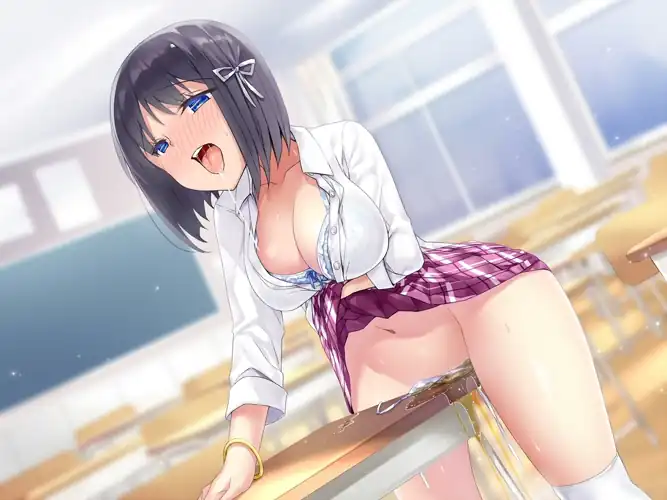 Peeing on your crush's desk