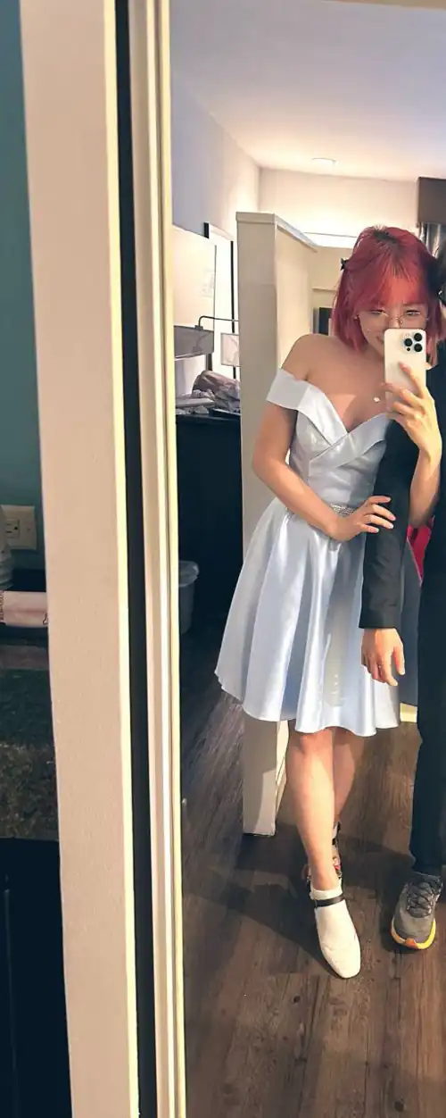 Lily in a dress
