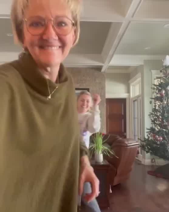 Dancing about with her Momma on Mother's Day (IG post)