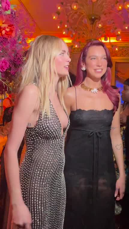 With Cara at the British Vogue Fashion & Film party 18/02/24