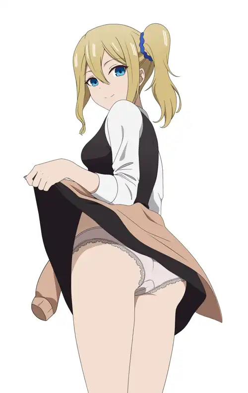 Hayasaka showing her pantsu