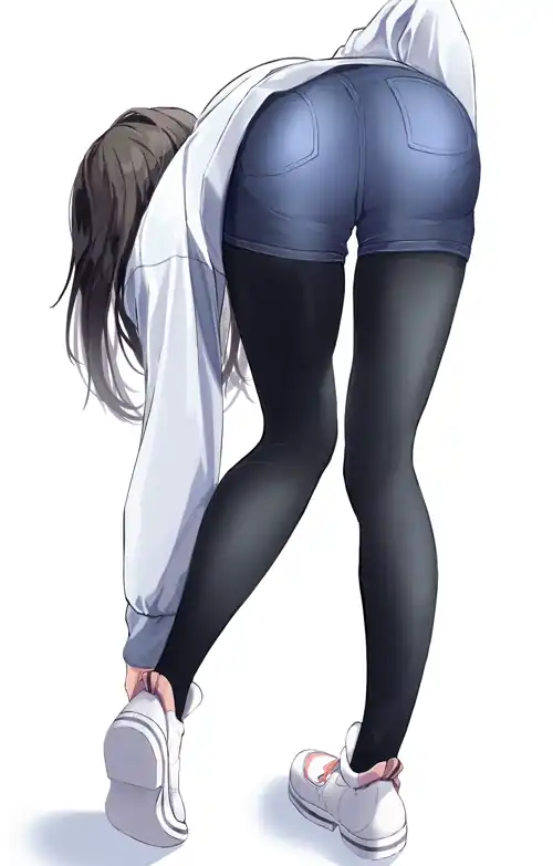 Shorts over tights [@HuyuShiro14]
