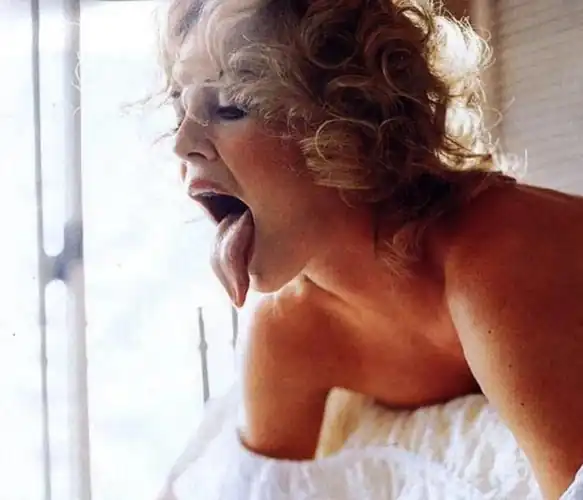 Her long tongue