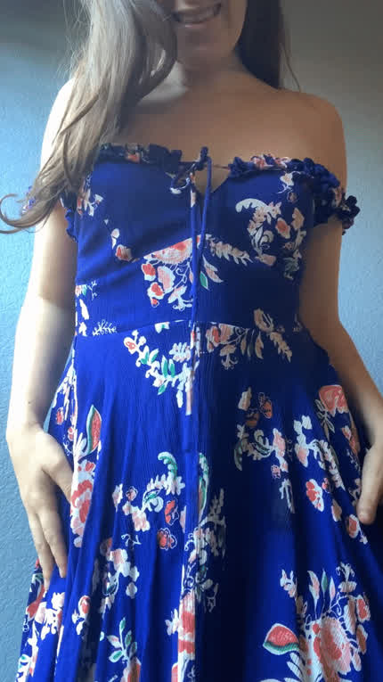 I think you’ll like the way I take off my sundress for you