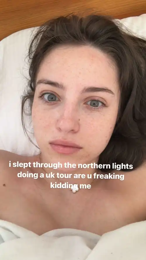 Madeline in bed