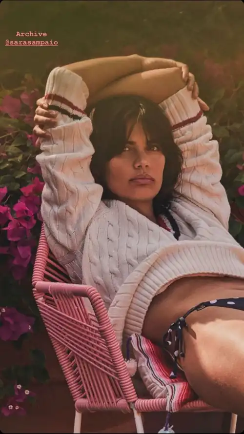 Sweater and bikini -IG 2/29/24