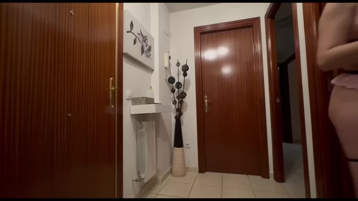 We've been spending the weekend together and... Well, it took us three tries to get a delivery guy who was comfortable with the camera, but LUCKILY the guy who finally accepted was also quite handsome and, believe me, well-equipped.