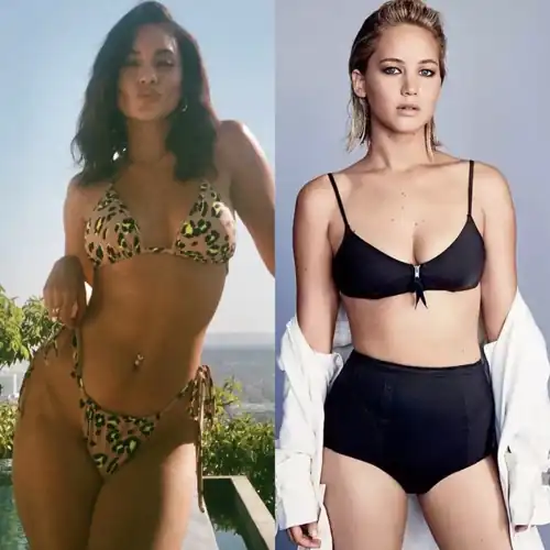 horny for the idea of fucking Vanessa Hudgens and Jennifer Lawrence at the same time