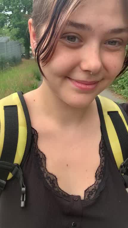 Your friendly neighborhood braless girl