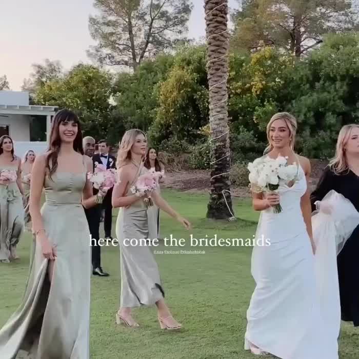 As a bridesmaid in Mary Miller wedding from insta 10/28/23 