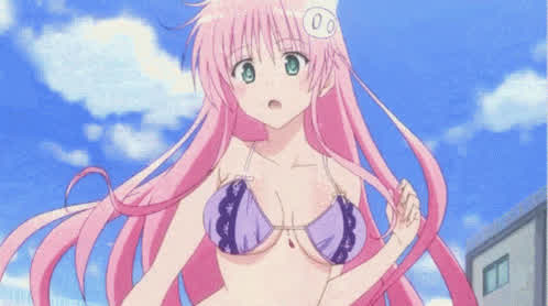 Lala and the Shrinking Swimsuit [To Love Ru]