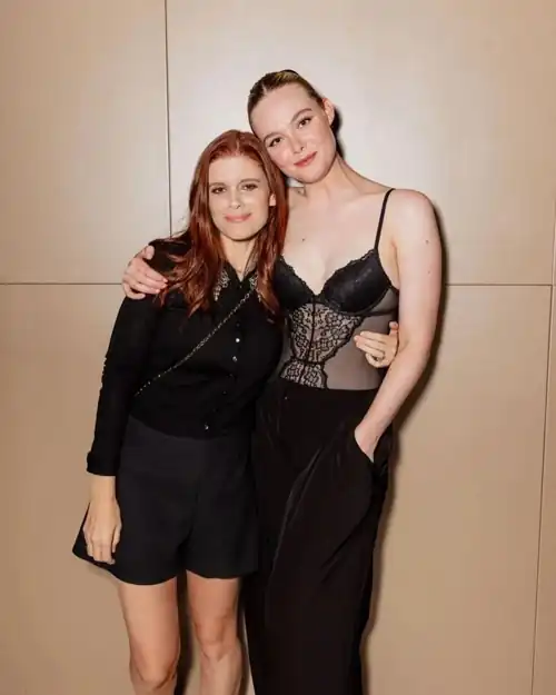 With Elle Fanning at SoFi Stadium 9/1/2023