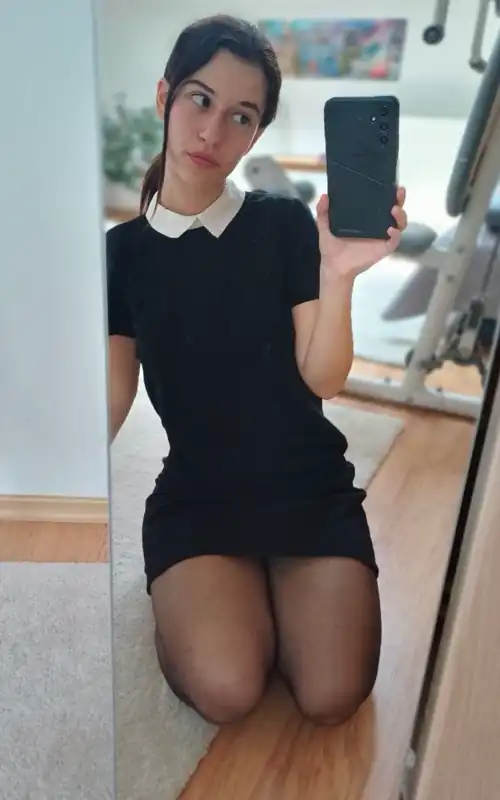 I wonder if my tight school dress is a turn on 🤭