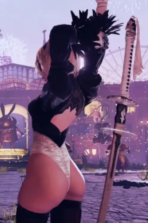I knew there was a reason to buy this game (nier automata 2b)