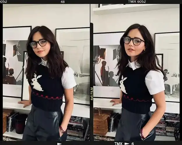 In glasses
