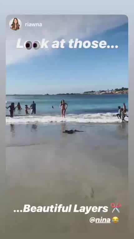 At the beach