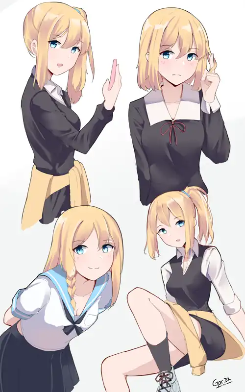 Many Faces of Hayasaka (by Gar32)