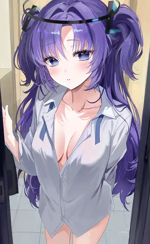 Yuuka opens the door for sensei (PB___q) [Blue Archive]