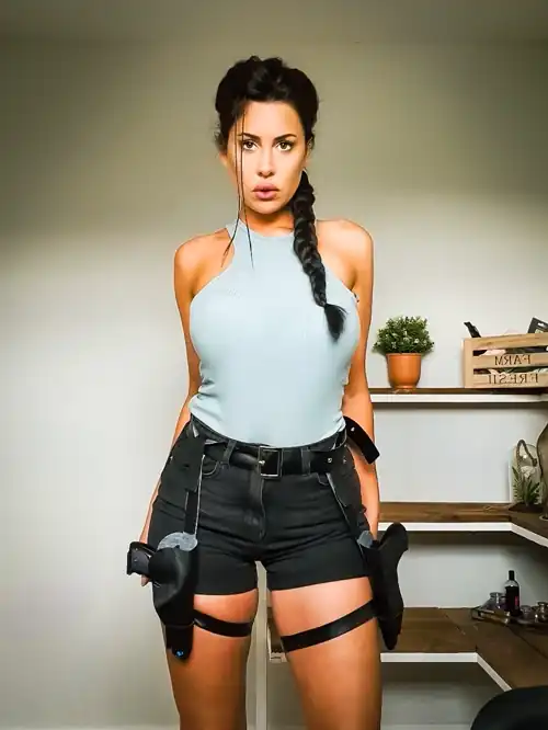 [self] Lara Croft by sarelavie