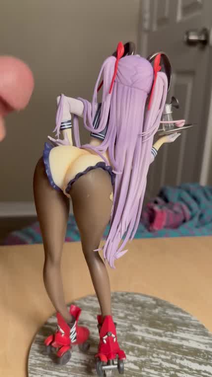 Twintail Chan didn’t even see it cumming.