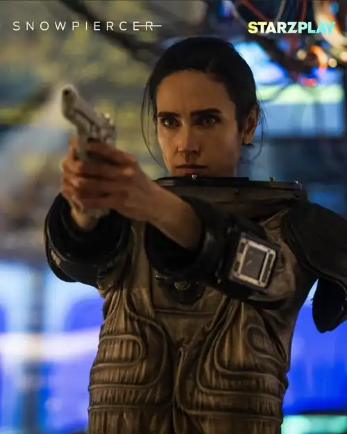 New look at Jennifer Connelly as Melanie Cavill in Snowpiercer season 4 coming 7/21
