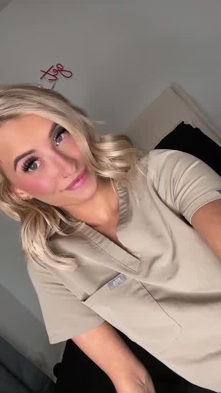 As a nurse, I know that if I sit on your face I will make your exam way more fun