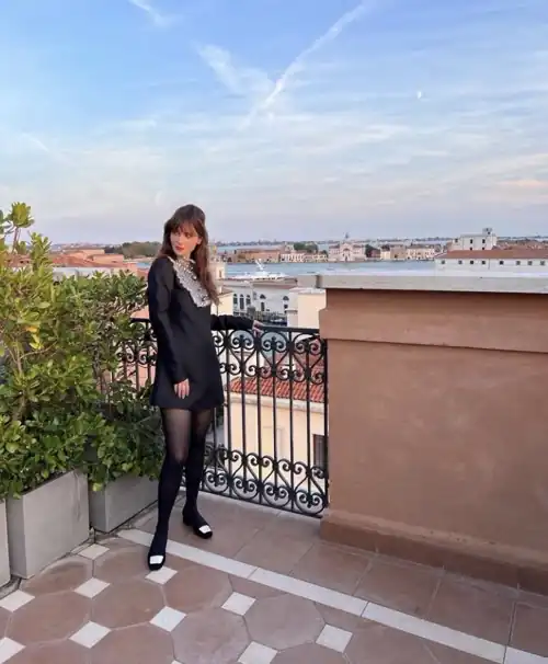 channeling Wednesday Addams