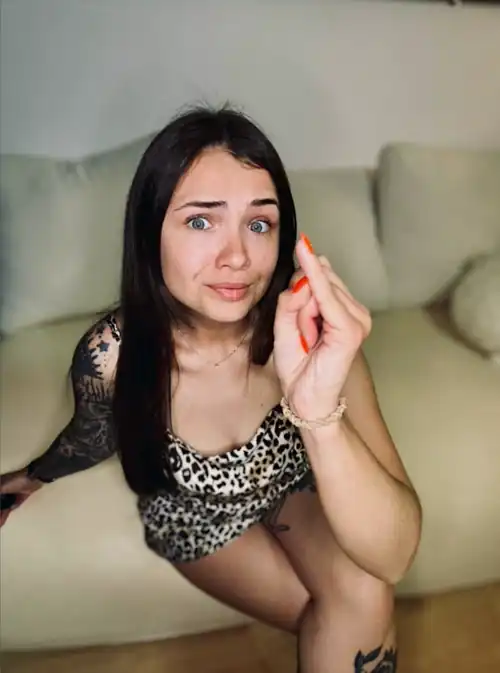 How small is your disgusting cock? mmm?? 