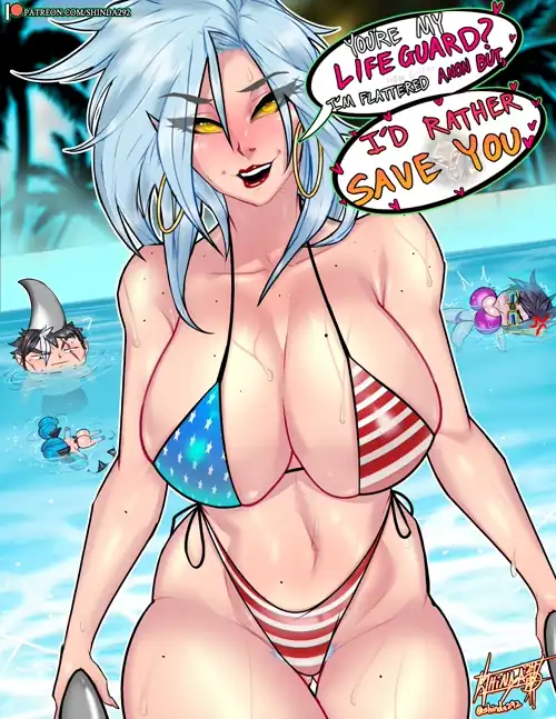 THICC Mommy Kayle celebrates The 4th! (Shinda292)