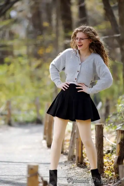 Sarah in the park