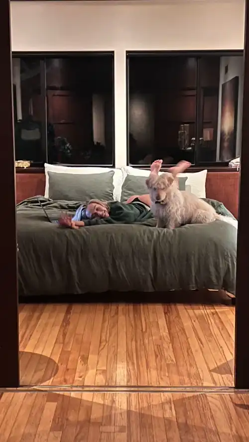 laying in bed | IG October 2023