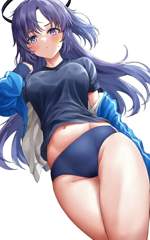 Yuuka’s thick thighs