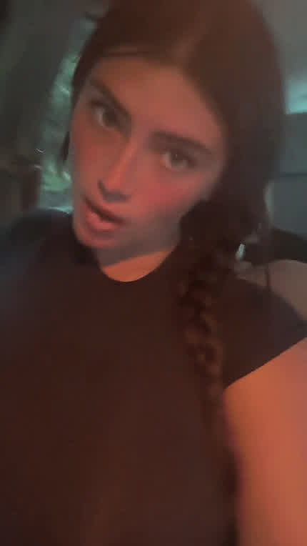 In the car