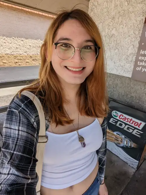 Felt cute at the mechanic shop yesterday :3