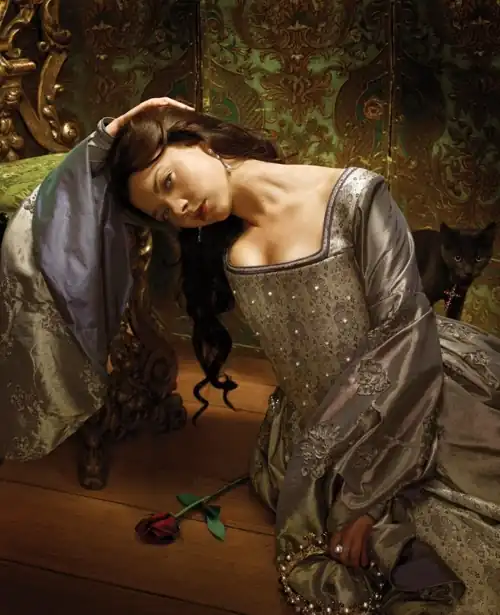 Natalie as Anne Boleyn