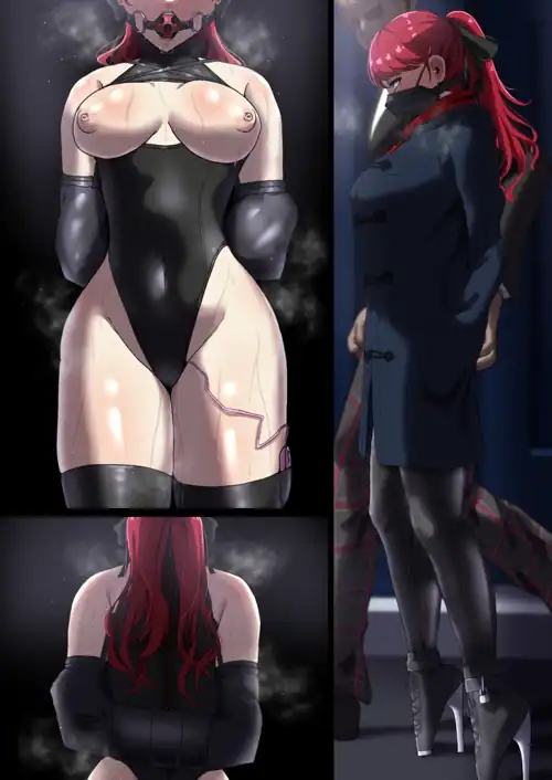 His perverted activity of walking your helpless body. Just the coat keeping your true nature hidden. [zetsu red]
