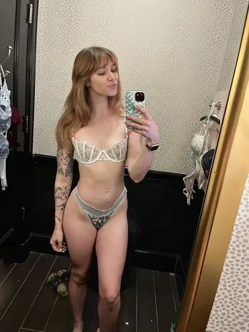 I love how my tattoos look with lingerie