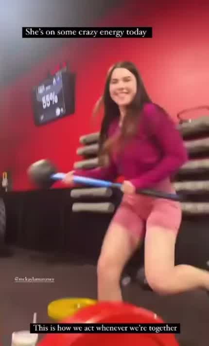 McKayla at the gym | IG story 6/21/24