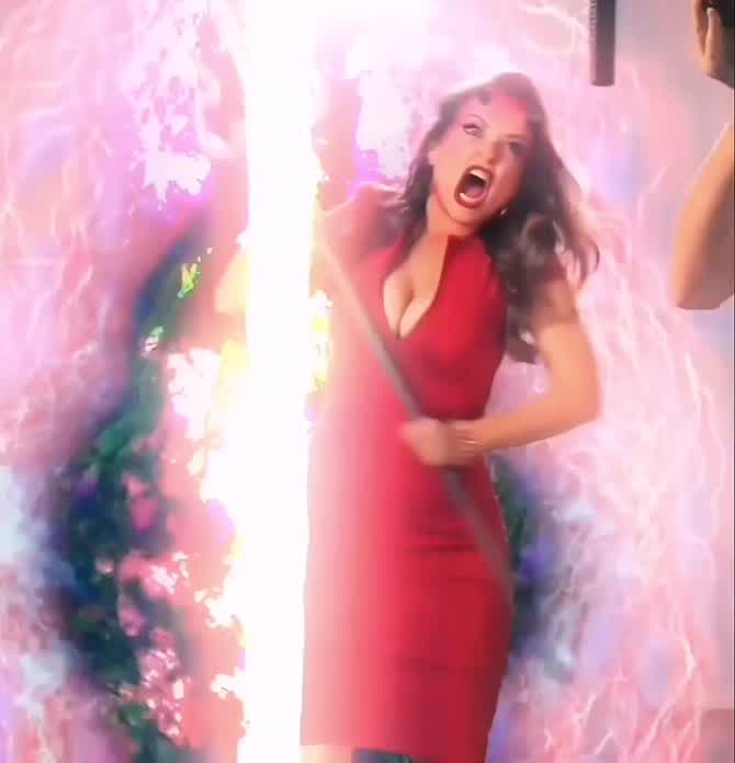 Milana from the show The Real Housewives Of Horror