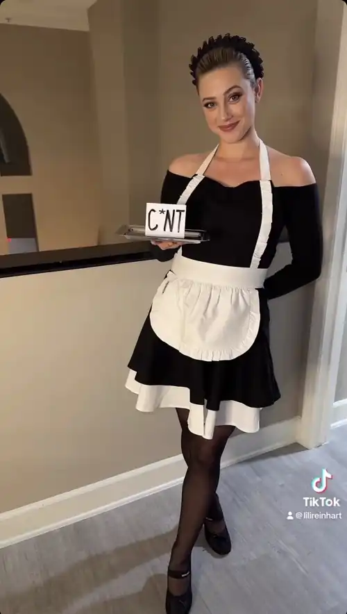 Lili as maid