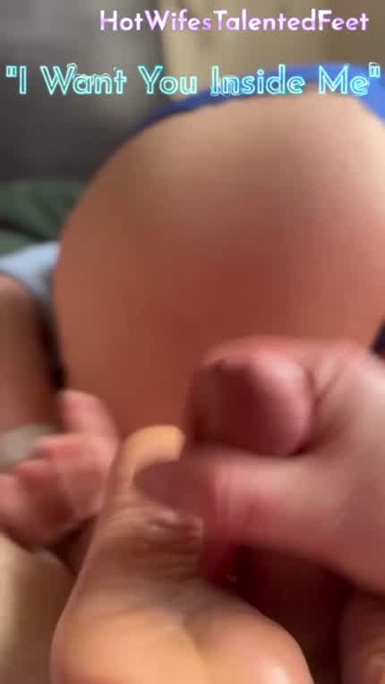 At first it is just a footjob and then before I know it I'm slamming My thicc ass on him