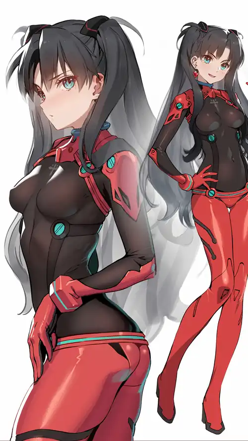 Eva pilot Rin [Fate Series] (2250x4000)